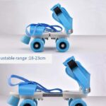 Cable World Boy Roller Skates For Kids Age Group 5-15 Years Adjustable Inline Skating Shoes, Blue