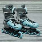 Lifelong Skating Shoes- Roller Skate Shoes-4 Wheels Inline Skates-Skating Shoes for Boys&Girls-Skate Scooter-Liner Skates-Roller Shoes-1 Pair of Skates, Medium Euro Shoe Size 35-38,Blue