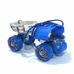 JJ JONEX Super Attack with Brake Adjustable Quad Roller Skates Suitable for Age Group 6-15 Years Old (MYC)