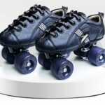 Jaspo Honda PRO 30 Quad Skates with Rubber Wheels Fixed Body Roller Shoe Skates Approximate for Training & Practice Purpose for Beginners (All Age Group)