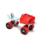 MGC Ratna’s Deluxe with Brake Adjustable Quad Roller Skates Suitable for Age Group 6-15 Years (MYC)