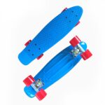 22” Skate d for Kids Boys Girls Youths Beginners Starter Complete Skate ds (Blue) -Layfoo