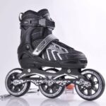 Junona 2 in 1 Convertible, Adjustable 110 mm 3 Wheel Inline Skates for Intermediates and Professionals, Size 3-6 UK (Medium)