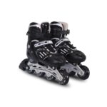 Viva Synthetic Inline Skates 68MM Inline Skates Children Black Breathable (Size: 38-41(5-7,5))