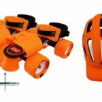 Jaspo Thunder Dual Superior Senior Skates Combo (Skates+Helmet) Suitable for Age 6 to 14 Years