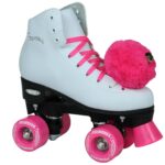 Epic Skates Pink Princess Girls Quad Roller Skates, White, Youth 1