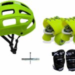 Jaspo Next -Gen Eco Junior Skates Combo (Skates+Helmet+Knee) Suitable for Age Upto 5 Years