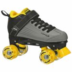 Pacer Comet Quad Kids Roller Skate, with Light Up Wheels, P973, Black sz 5