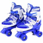 IRIS Roller Skates for Kids, PP and PVC Wheel with Adjustable Double Row Skate Rollerblades for Beginners/Children/Boys/Girls (Medium)