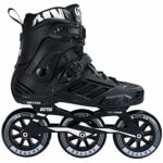 Sljjlhx Sktyee 3 Wheels Inline Skates For Men Women, Professional Roller Skates Adult, Comfortable Breathabl Speed Racing Skates With Washable Lining, Beginner, Black